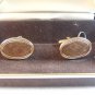 Vintage 1971 Avon Citation Brushed Oval Cuff Links MIB