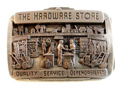1987 Commemorative LImited Edition The Hardware Store Belt Buckle