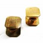 SWANK Art Deco Goldtone Snap Link Cufflinks By KUM-A-PART 101314