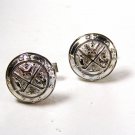 Fraternal ???? Hockey Sticks Silvetone Cufflinks by Unbranded 71415
