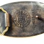 1983 Shell W.R.M.C. Becktel Major Effluent Project Solid Brass Belt Buckle by BT