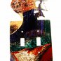 Bear & Paw Prints Double Light Switch Cover Plate by LaZart 022515U