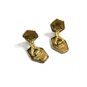 Art Noveau / Edwardian Goldltone Cufflinks Marked TALON GRIP 101514