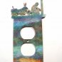 Cowboy Prayer Cross Motorcycle Double Outlet Cover Plate by Steel Images 42315a