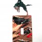 Rodeo Broncho Busting Cowboy Single Light Switch Cover Plate Steel Images USA