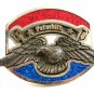 Red White & Blue American Eagle Peterbilt Belt Buckle Unmarked 092614