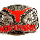 Hook 'em Horns Belt Buckle by Great American Buckle Co. 6914
