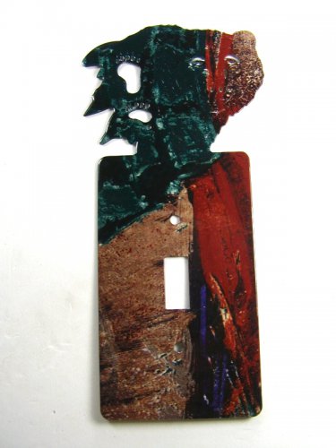 Bear & Paws Single Light Switch Cover Plate by LaZart USA 51315