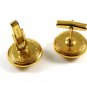 Vintage Steam Engine / Train Brass Cufflinks In Box by Historic Originals 100114