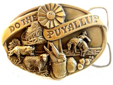 1983 Do The Puyallup Belt Buckle First In Series