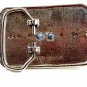 Made in USA Western Silvertone Blue Cowboy Boots Belt Buckle #102113f