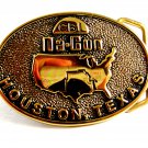 1981 CBI Na-Con Houston, Texas Brass Belt Buckle by BTS12022013