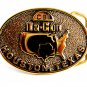 1981 CBI Na-Con Houston, Texas Brass Belt Buckle by BTS12022013