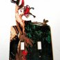 Kokopelli w/ Flute Double Light Switch Cover Plate by Steel Images USA 021915A
