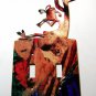 Kokopelli w/ Flute Double Light Switch Cover Plate by Steel Images USA 021915A