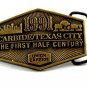 1991 Carbide Texas City The First Half Century Union Carbide Belt Buckle 1104201