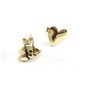 Goldtone Heart Cufflinks 1106201rp
