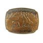 1989 Great American Rodeo Calf Roping Jewelers Bronze Belt Buckle 11042013