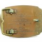 1989 Great American Rodeo Calf Roping Jewelers Bronze Belt Buckle 11042013