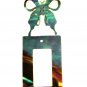 Butterfly Single Rocker Switch Cover Plate by Steel Images Made USA 6215g