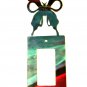 Butterfly Single Rocker Switch Cover Plate by Steel Images Made USA 6215g