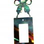 Butterfly Single Rocker Switch Cover Plate by Steel Images Made USA 6215g