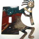 Kokopelli w/ Flute Single Switch Cover Plate by LaZart 022315B
