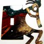 Kokopelli w/ Flute Single Switch Cover Plate by LaZart 022315B
