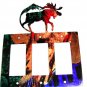 Moose & Mountain Triple Rocker Cover Plate by Steel Images USA 6415YY