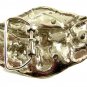 Western Cowboy Longhorn Trail Drive Belt Buckle  7214