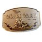 Vintage World War II Remembered Belt Buckle by CSI 1990