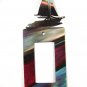 Sail Boat Sailboat Single Rocker Outlet Cover Plate by Steel Images USA 51515