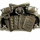 2003 Guns & Roses Belt Buckle by Great American Buckle Co. 72514