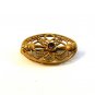 Victorian Gold Tone & Amythest Brooch