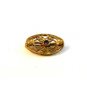 Victorian Gold Tone & Amythest Brooch