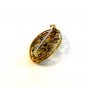 Victorian Gold Tone & Amythest Brooch
