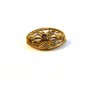Victorian Gold Tone & Amythest Brooch