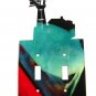 LightHouse Double Light Switch Cover Plate by Steel Images 42415 B