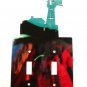 LightHouse Double Light Switch Cover Plate by Steel Images 42415 B