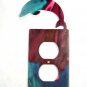 Porpoise / Dolphin Double Outlet Cover Plate by Steel Images USA 42715