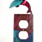 Porpoise / Dolphin Double Outlet Cover Plate by Steel Images USA 42715