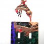 Rodeo Broncho Busting Double Light Switch Cover Plate Steel Images USA 030315V