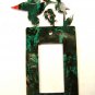 Hummingbird Single Rocker Outlet Cover Plate by Steel Images USA 030315A