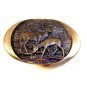 Vintage 1982 Indiana Metal Craft Deer Buck & Doe Belt Buckle