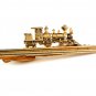 Vintage Goldtone Train Tie Clasp by Hickok USA