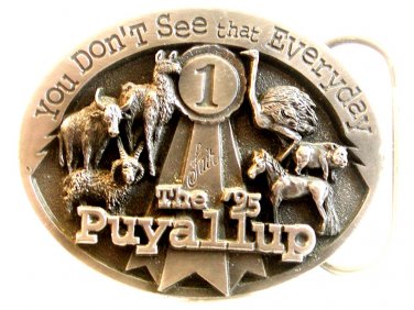 1995 Siskiyou You Don't See That Everyday Puyallup Belt Buckle