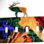 Reindeer Quadruple Light Switch Cover Plate by Steel Images USA 6215ee