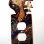 Bear Double Outlet Cover Plate by LaZart 02161511111R