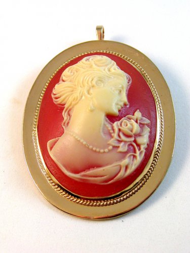 1886 - 1996 100th Anniversary Conference Cameo Brooch by Avon