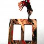 Rodeo Broncho Busting Double Rocker Outlet Cover Plate Steel Images USA